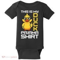 This Is My Duck Pajama Rubber Ducks Slumber Baby Bodysuit thumb 0