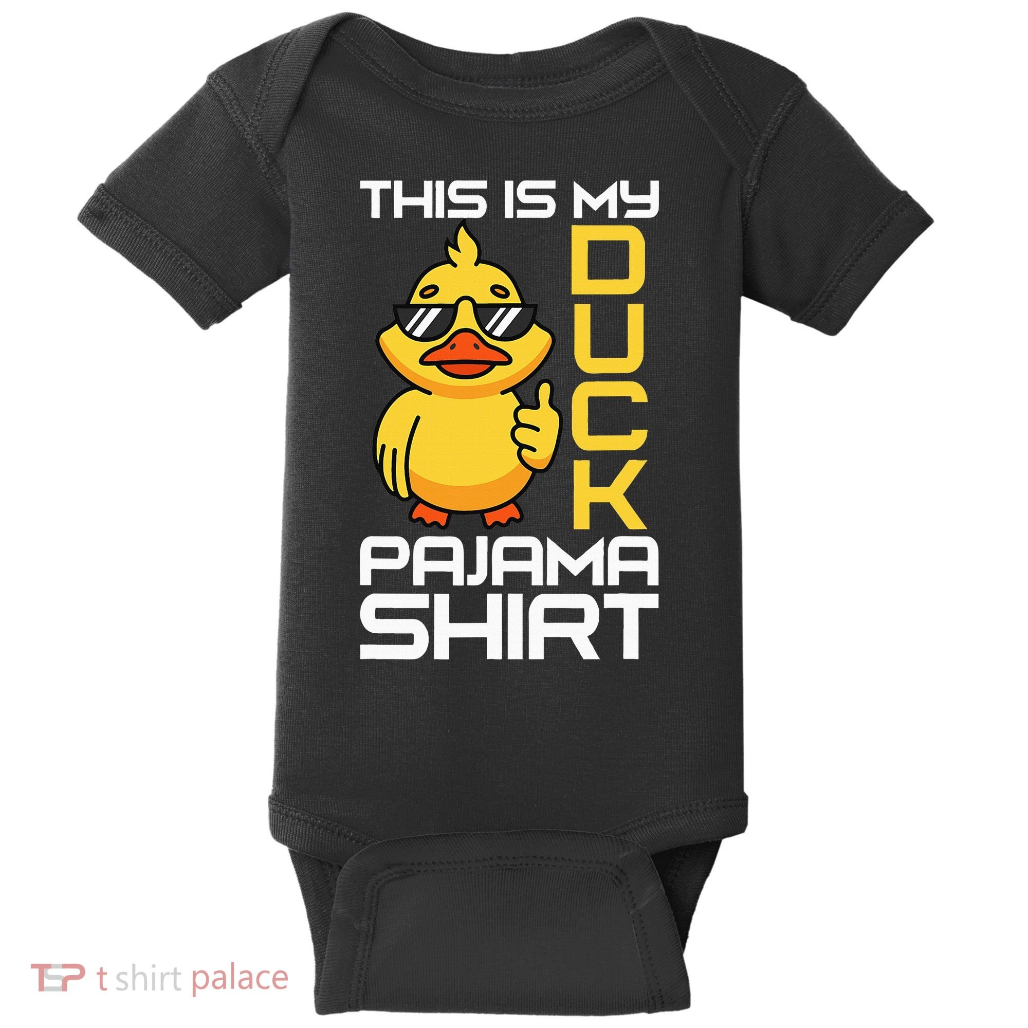 This Is My Duck Pajama Rubber Ducks Slumber Baby Bodysuit