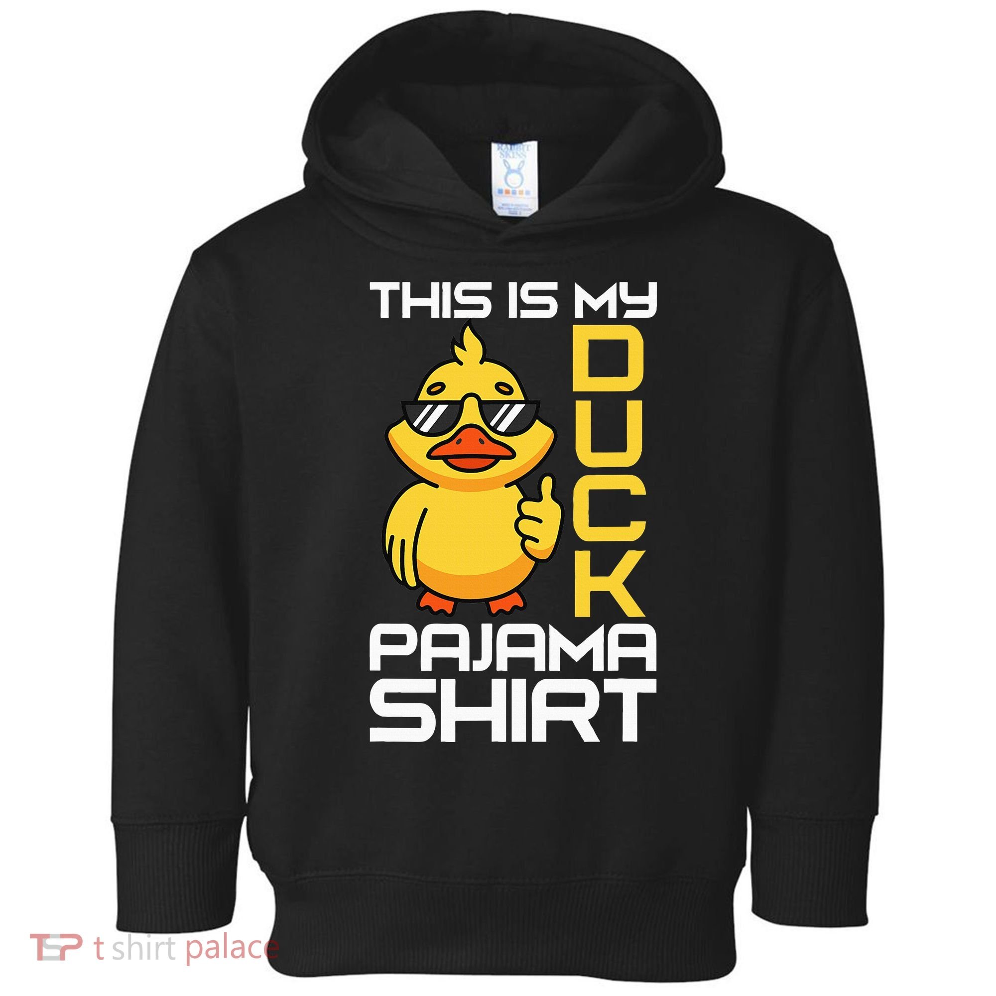 This Is My Duck Pajama Rubber Ducks Slumber Toddler Hoodie
