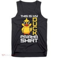 This Is My Duck Pajama Rubber Ducks Slumber Tank Top thumb 0