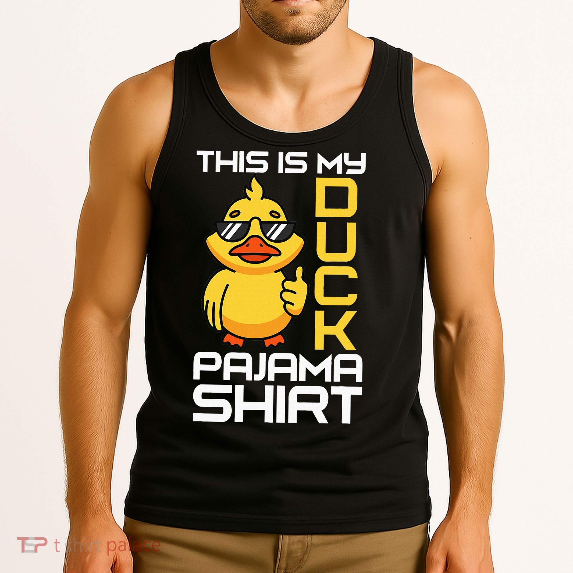 This Is My Duck Pajama Rubber Ducks Slumber Tank Top