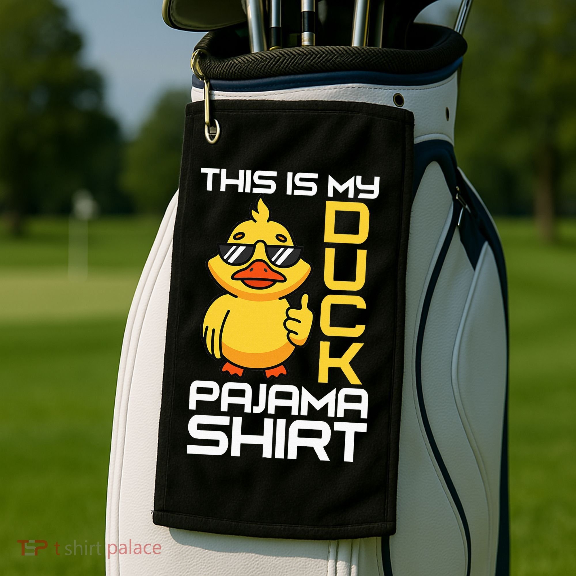 This Is My Duck Pajama Rubber Ducks Slumber Golf Towel