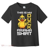 This Is My Duck Pajama Rubber Ducks Slumber Toddler T-Shirt thumb 0