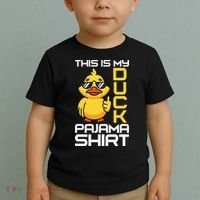 This Is My Duck Pajama Rubber Ducks Slumber Toddler T-Shirt thumb 2