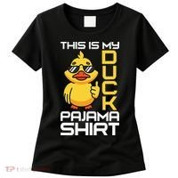 This Is My Duck Pajama Rubber Ducks Slumber Women's T-Shirt thumb 0