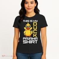 This Is My Duck Pajama Rubber Ducks Slumber Women's T-Shirt thumb 4