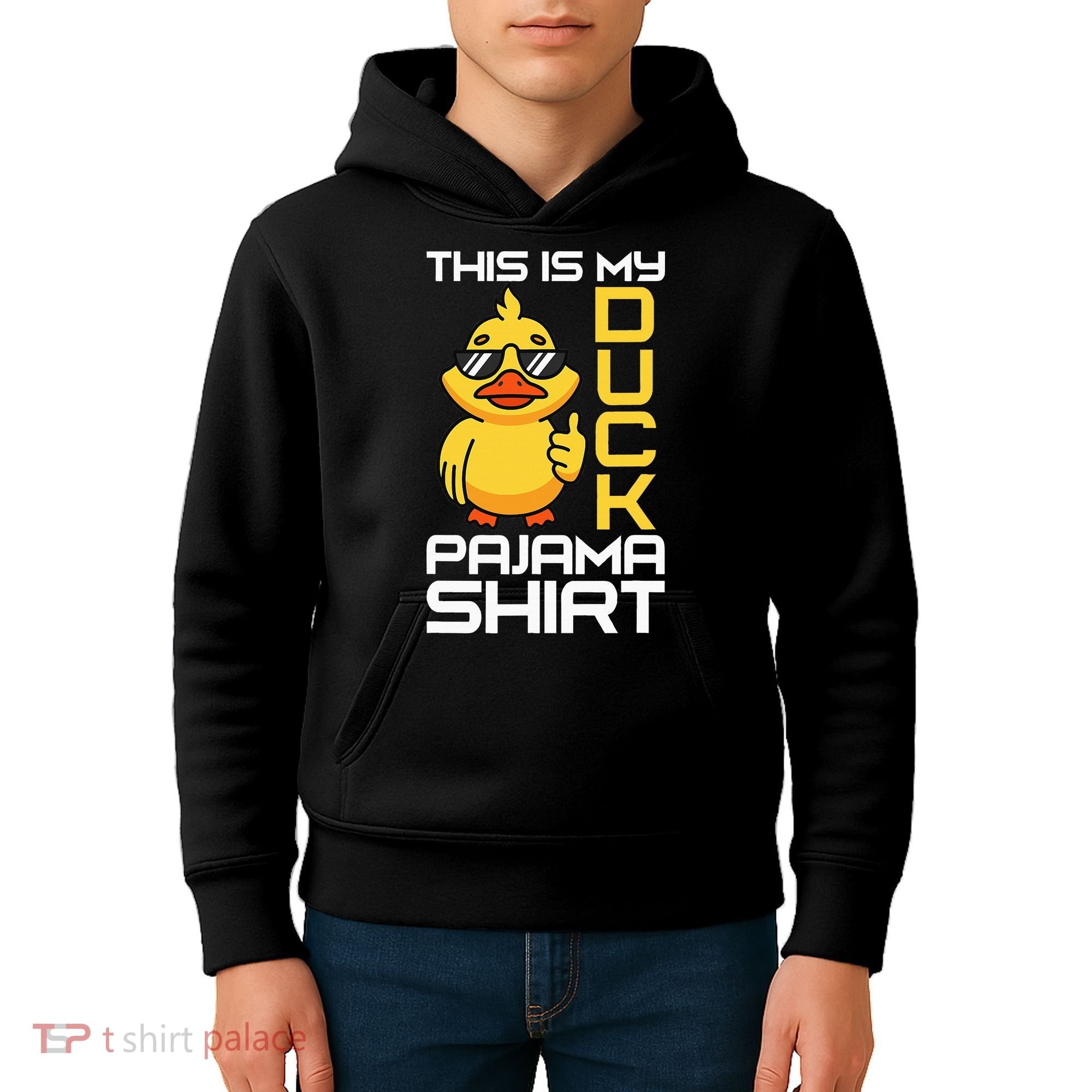 This Is My Duck Pajama Rubber Ducks Slumber Kids Hoodie