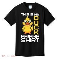 This Is My Duck Pajama Rubber Ducks Slumber Kids T-Shirt thumb 0