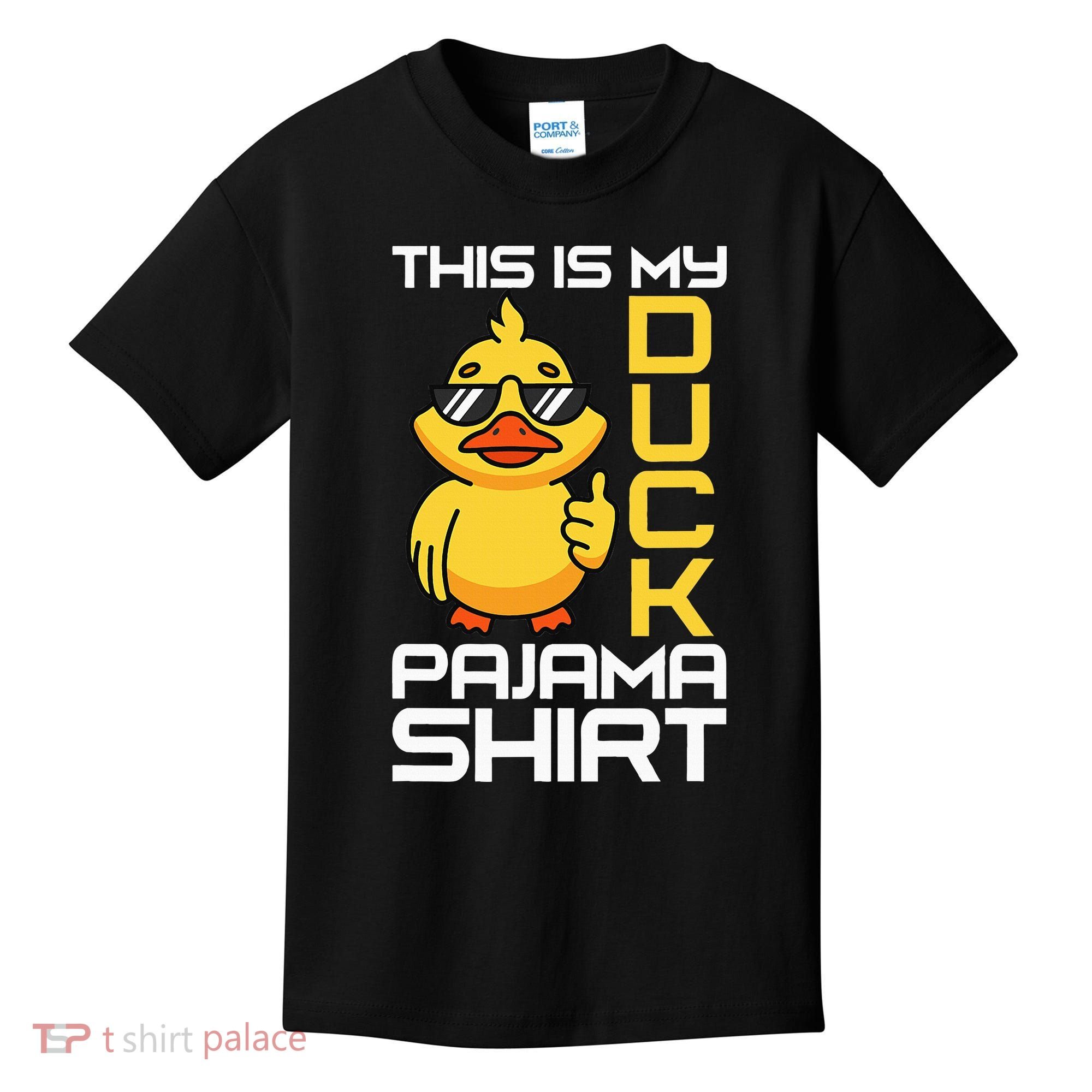 This Is My Duck Pajama Rubber Ducks Slumber Kids T-Shirt