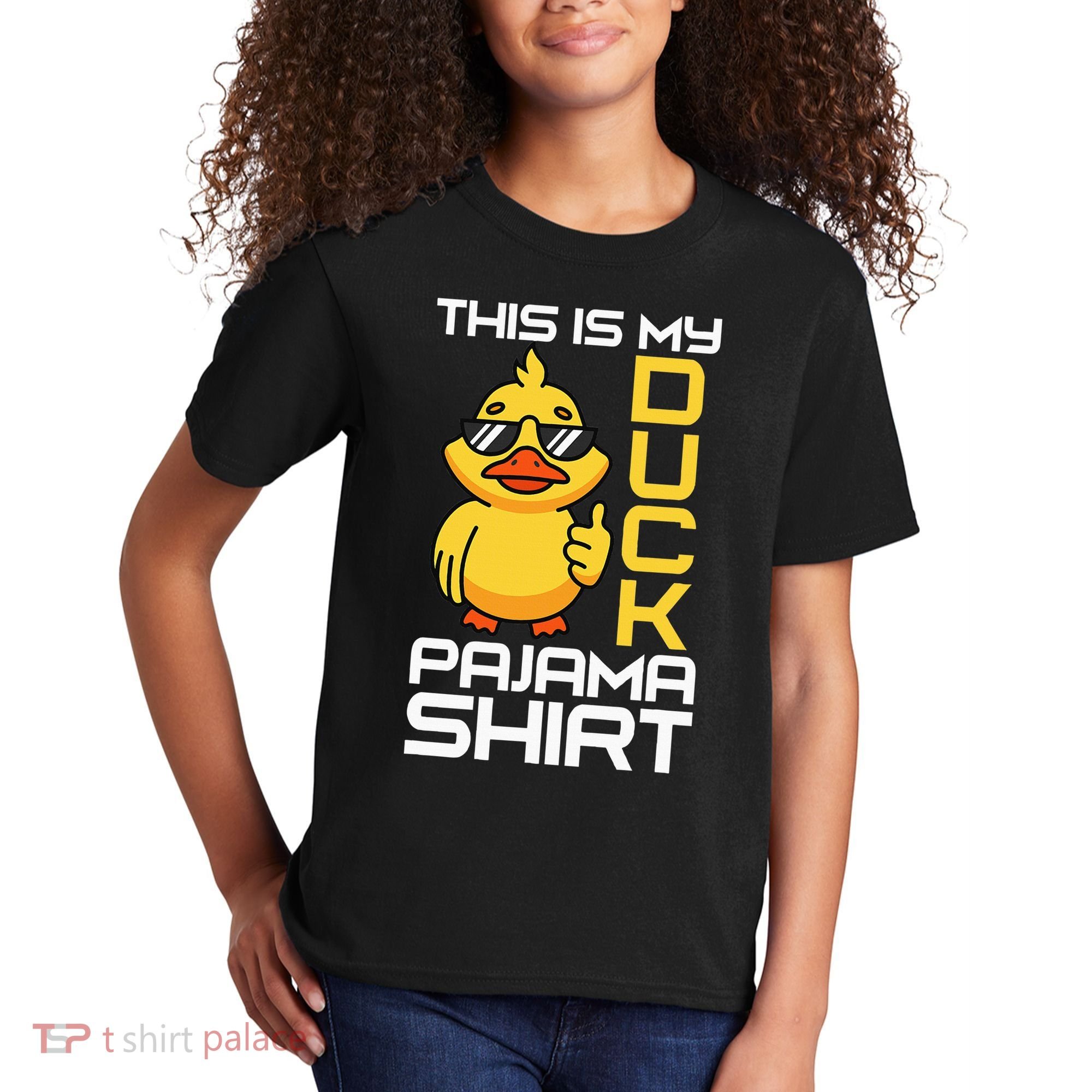 This Is My Duck Pajama Rubber Ducks Slumber Kids T-Shirt