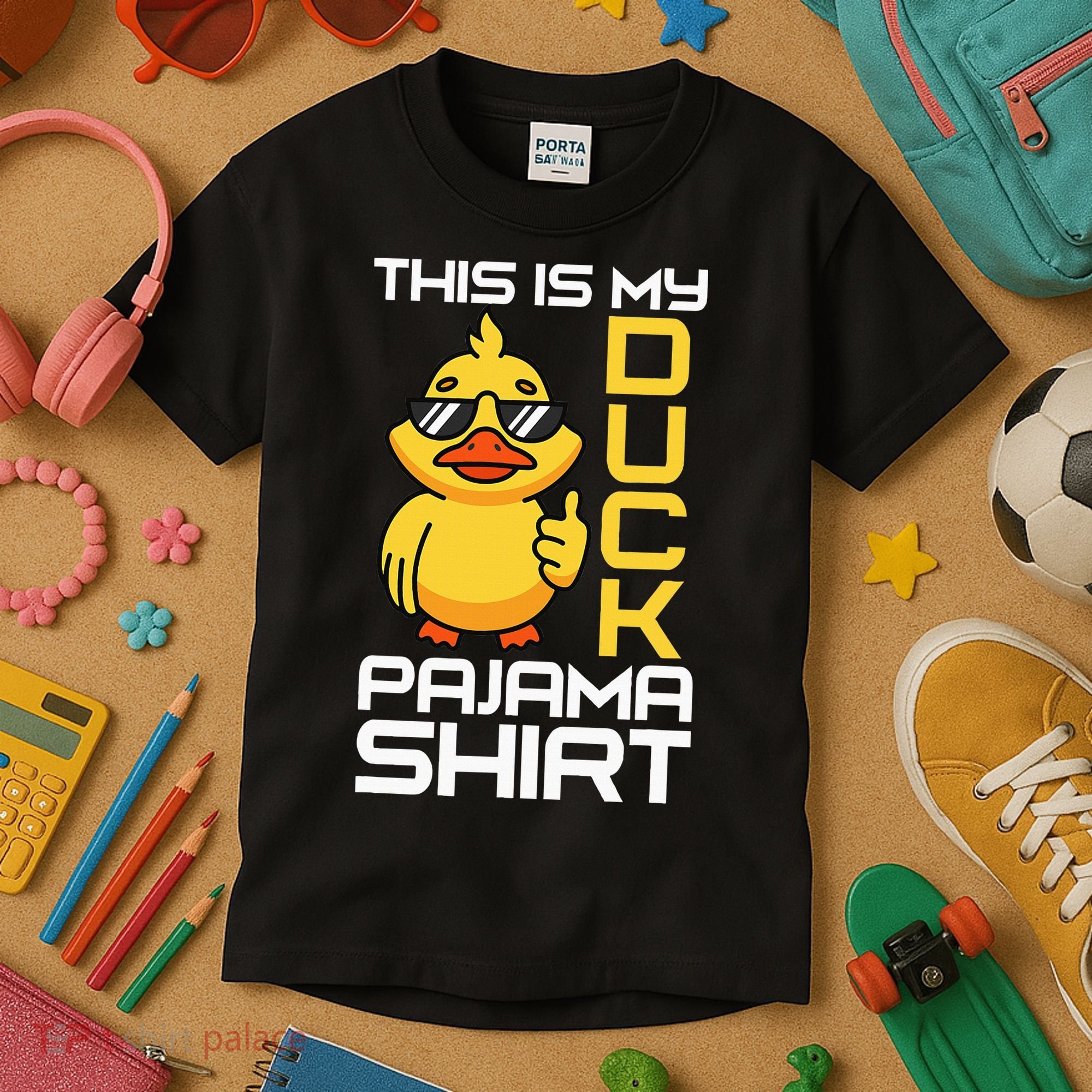 This Is My Duck Pajama Rubber Ducks Slumber Kids T-Shirt