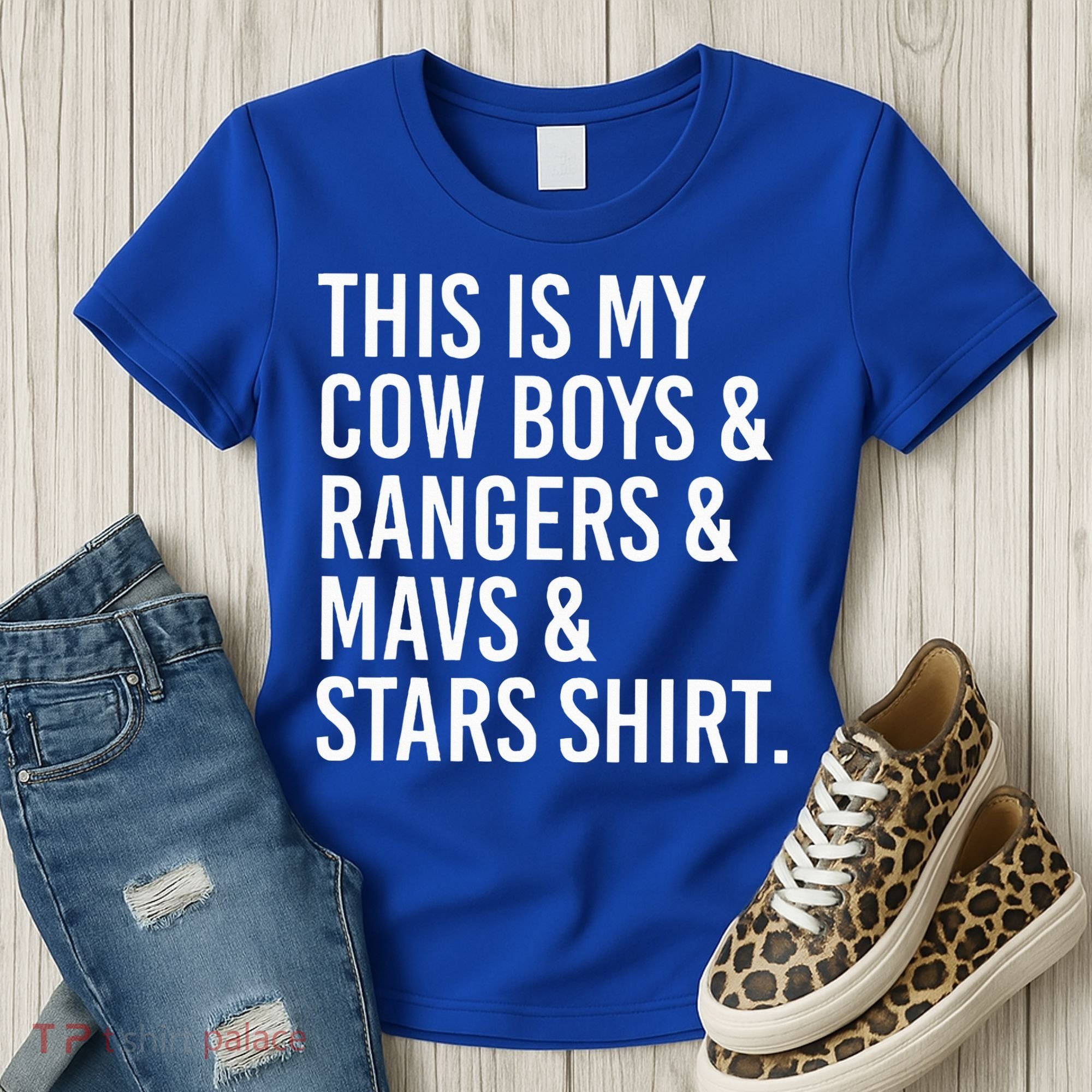 This Is My Cow Rangers Mavs Stars Funny Women's T-Shirt