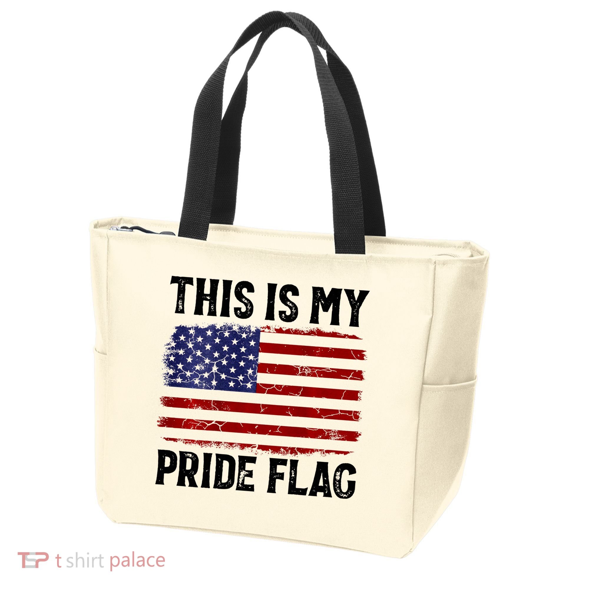 This Is My Pride Flag US Flag, 4th Of July Patriotic Tote Bag