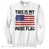This Is My Pride Flag US Flag, 4th Of July Patriotic Sweatshirt thumb 0