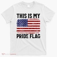 This Is My Pride Flag US Flag, 4th Of July Patriotic T-Shirt thumb 0