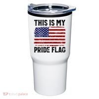 This Is My Pride Flag US Flag, 4th Of July Patriotic Tumbler thumb 0