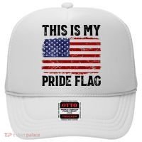 This Is My Pride Flag US Flag, 4th Of July Patriotic Hat thumb 0