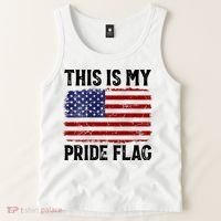 This Is My Pride Flag US Flag, 4th Of July Patriotic Tank Top thumb 2
