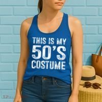 This Is My 50s Costume 1950s Halloween Costume Women's Tank Top thumb 2