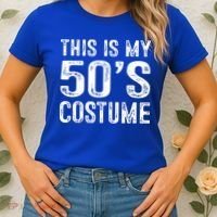This Is My 50s Costume 1950s Halloween Costume Women's T-Shirt thumb 2