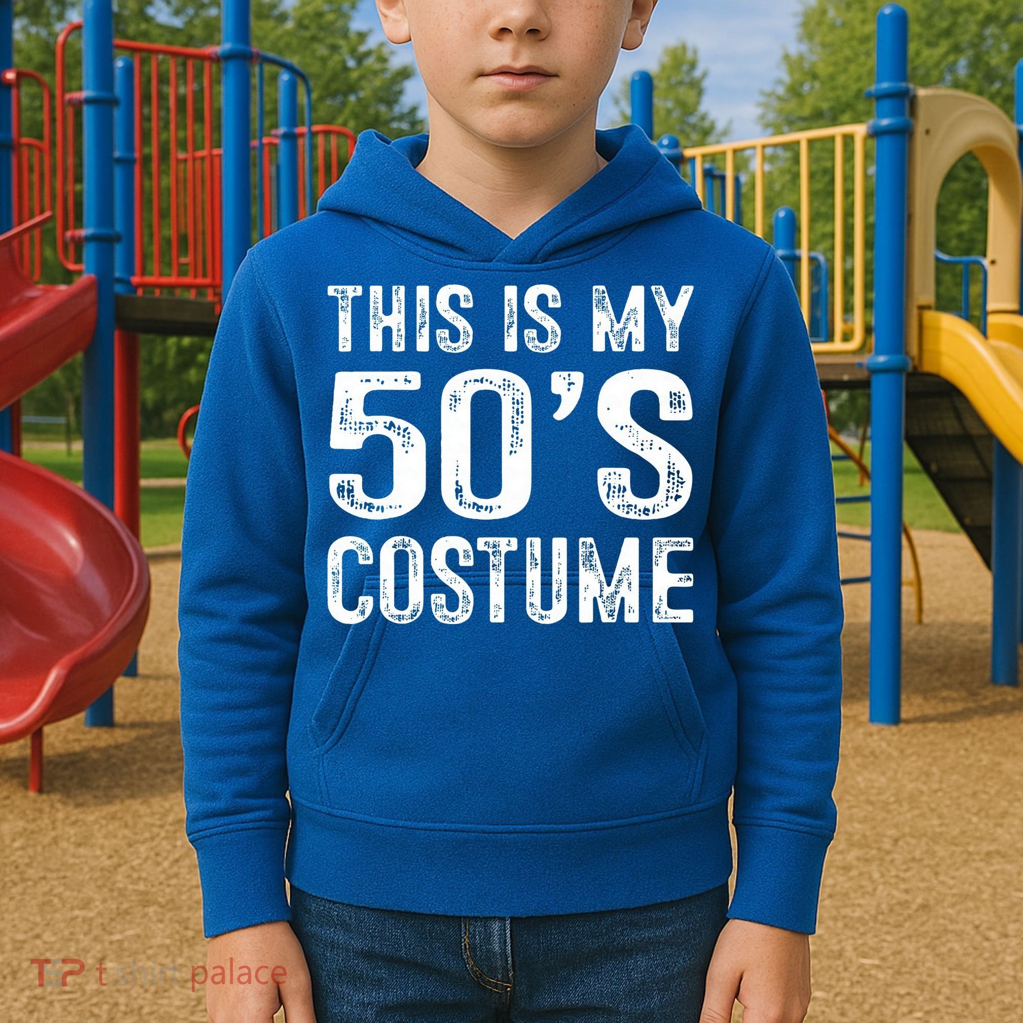 This Is My 50s Costume 1950s Halloween Costume Kids Hoodie