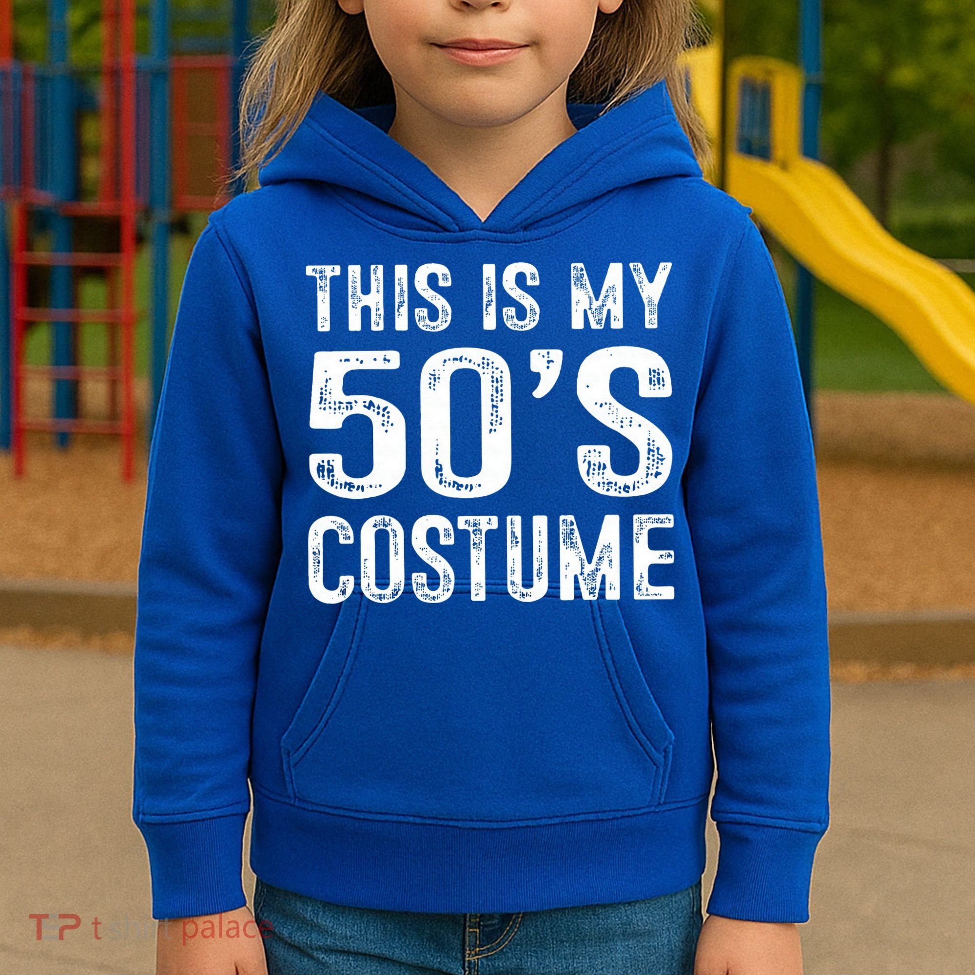 This Is My 50s Costume 1950s Halloween Costume Kids Hoodie