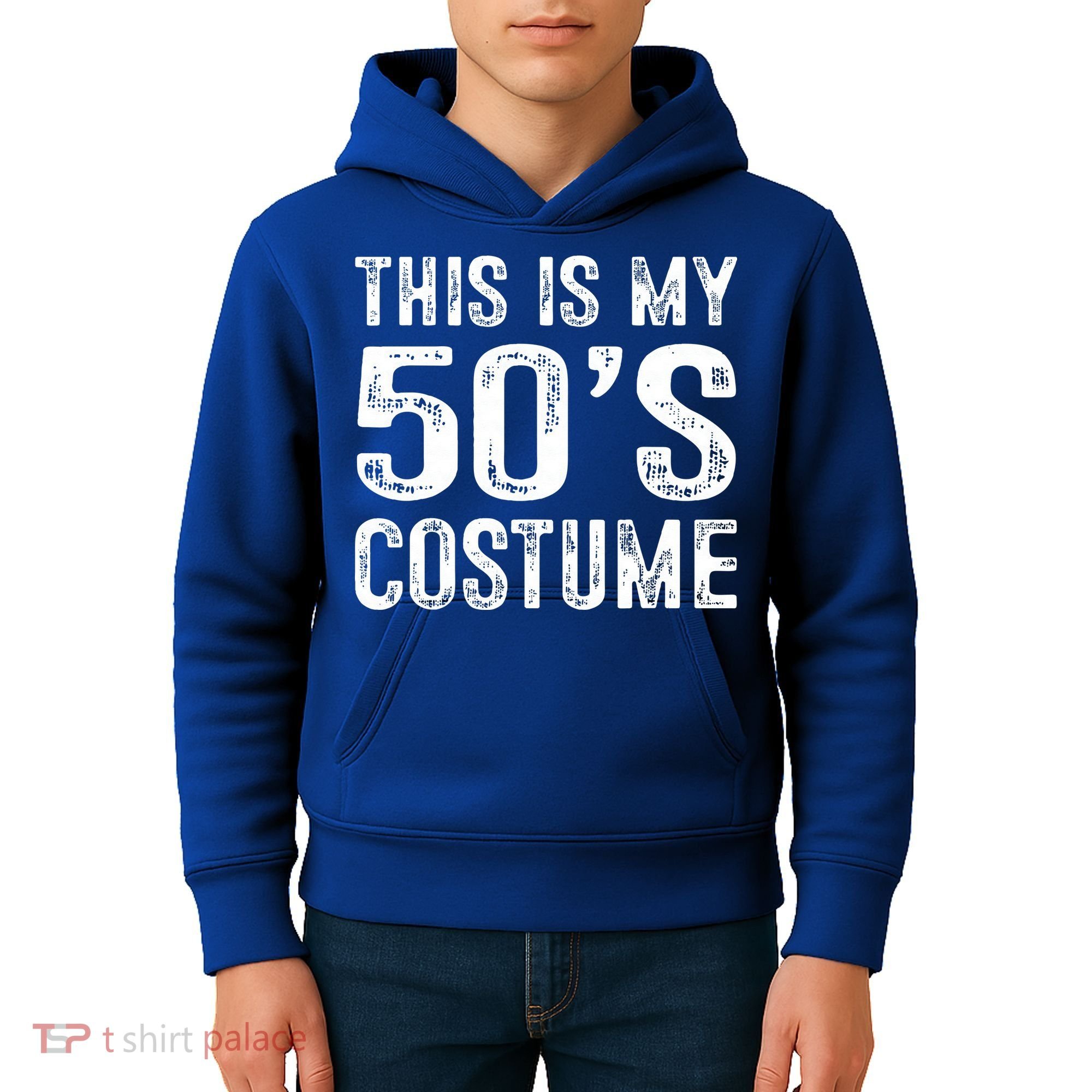 This Is My 50s Costume 1950s Halloween Costume Kids Hoodie