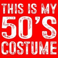 This Is My 50s Costume 1950s Halloween Costume Santa Hat thumb 1