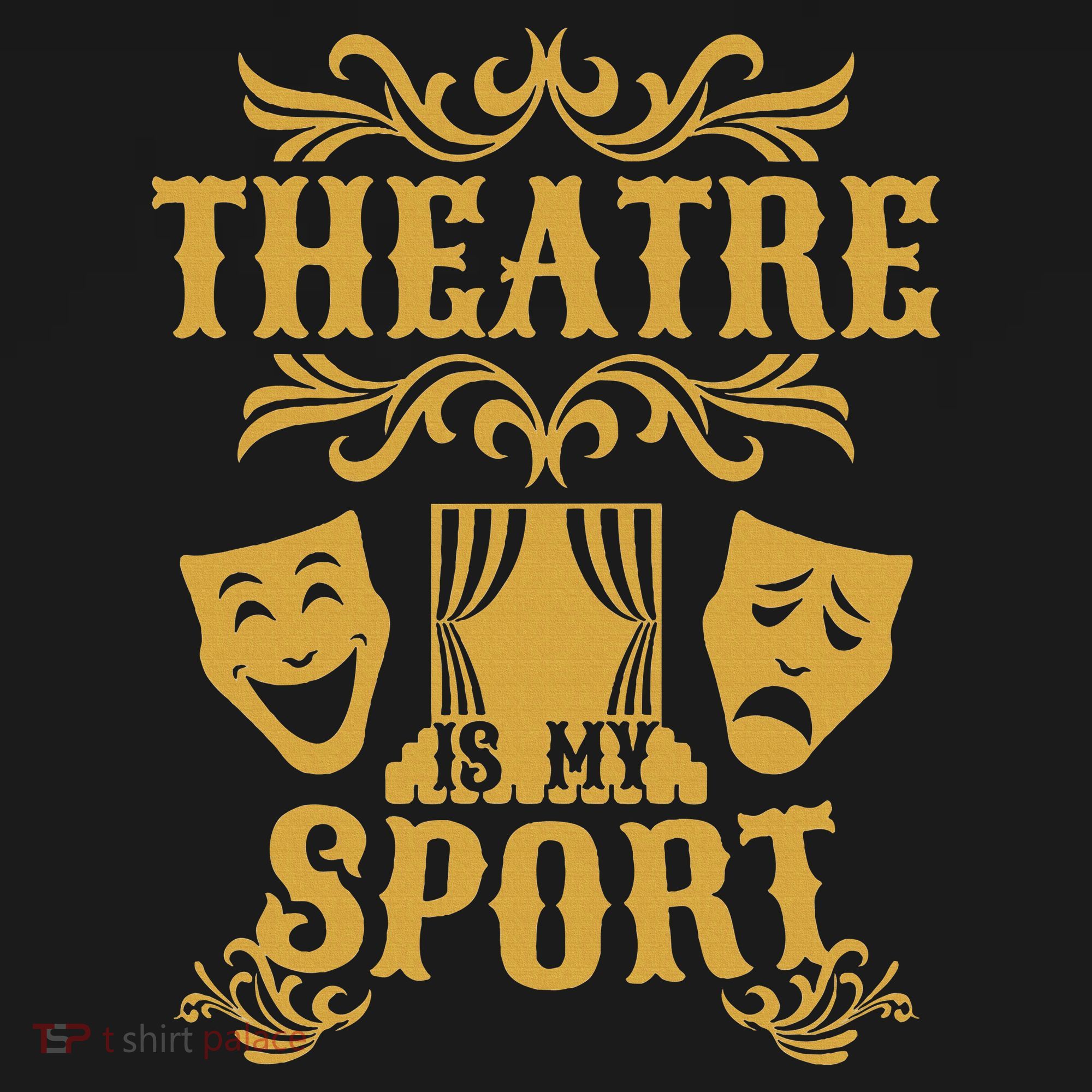 Theatre Is My Sport Funny Theater Drama Play Gift Women's Hoodie