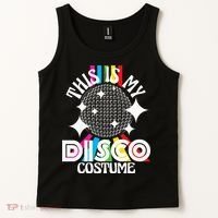 This Is My Disco Costume 1970s Funky Party Tank Top thumb 2