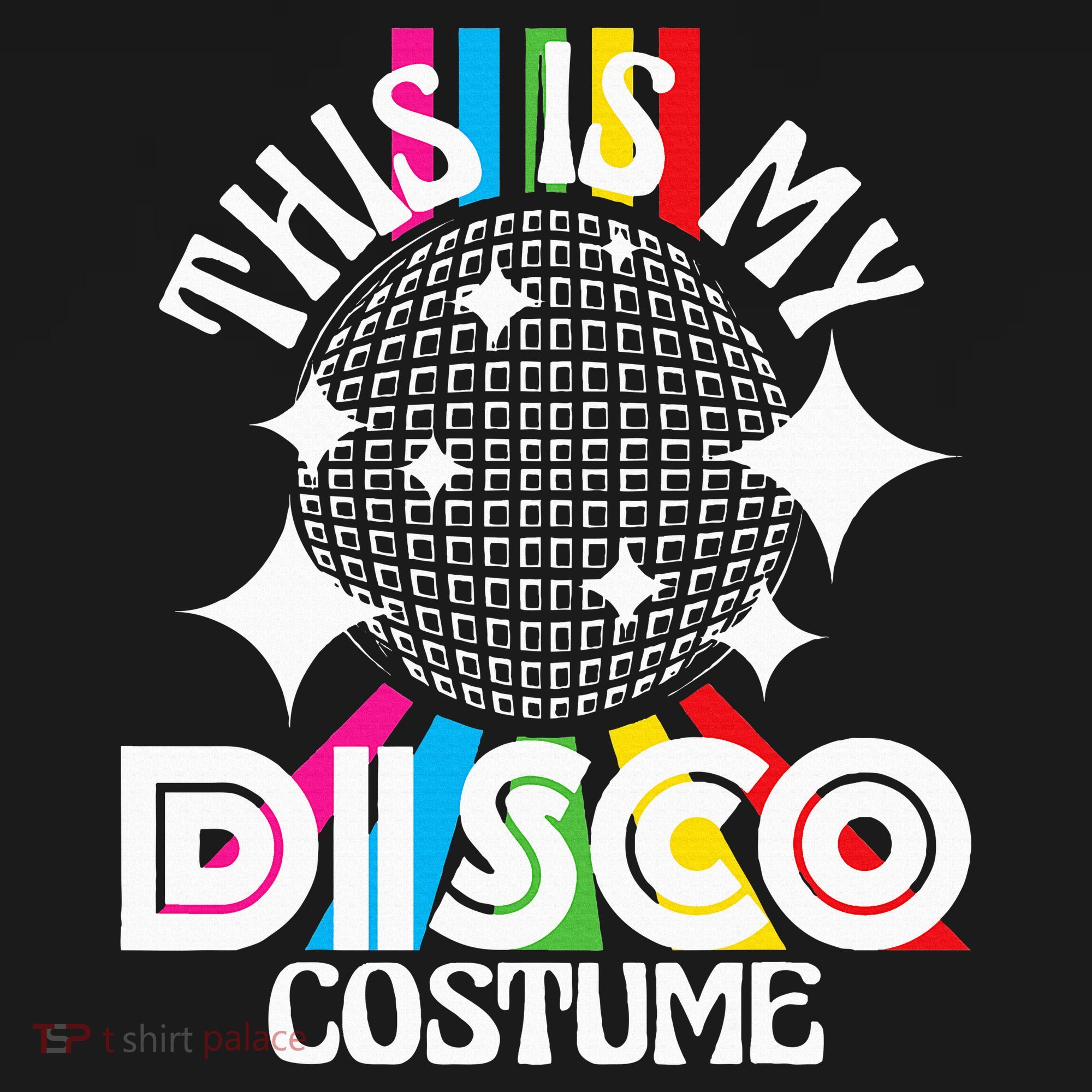 This Is My Disco Costume 1970s Funky Party Visor