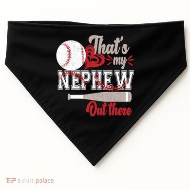 That Is My Nephew Out There Baseball USA-Made Doggie Bandana