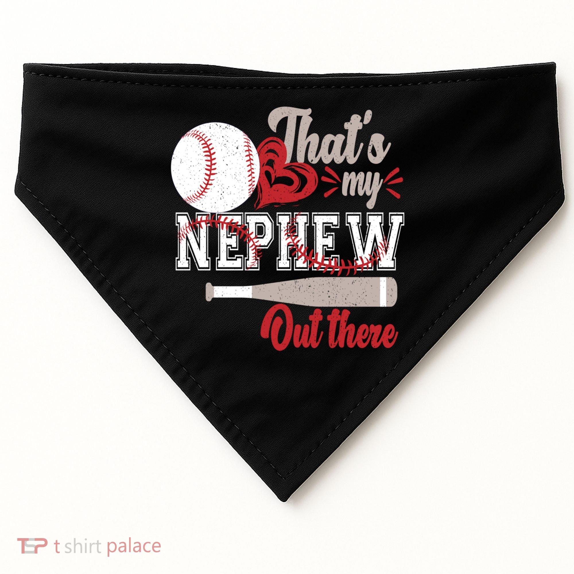 That Is My Nephew Out There Baseball USA-Made Doggie Bandana