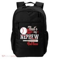 That Is My Nephew Out There Baseball Backpack thumb 0