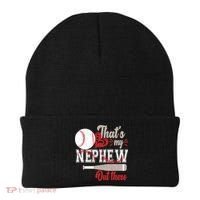 That Is My Nephew Out There Baseball Beanie thumb 0