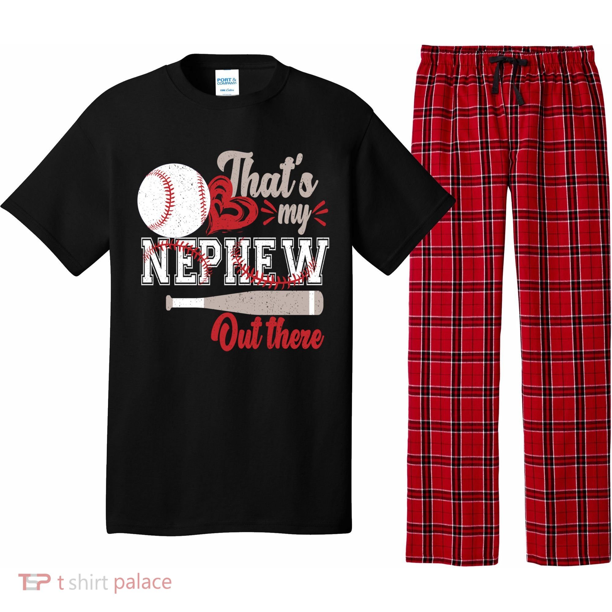 That Is My Nephew Out There Baseball Pajama Set