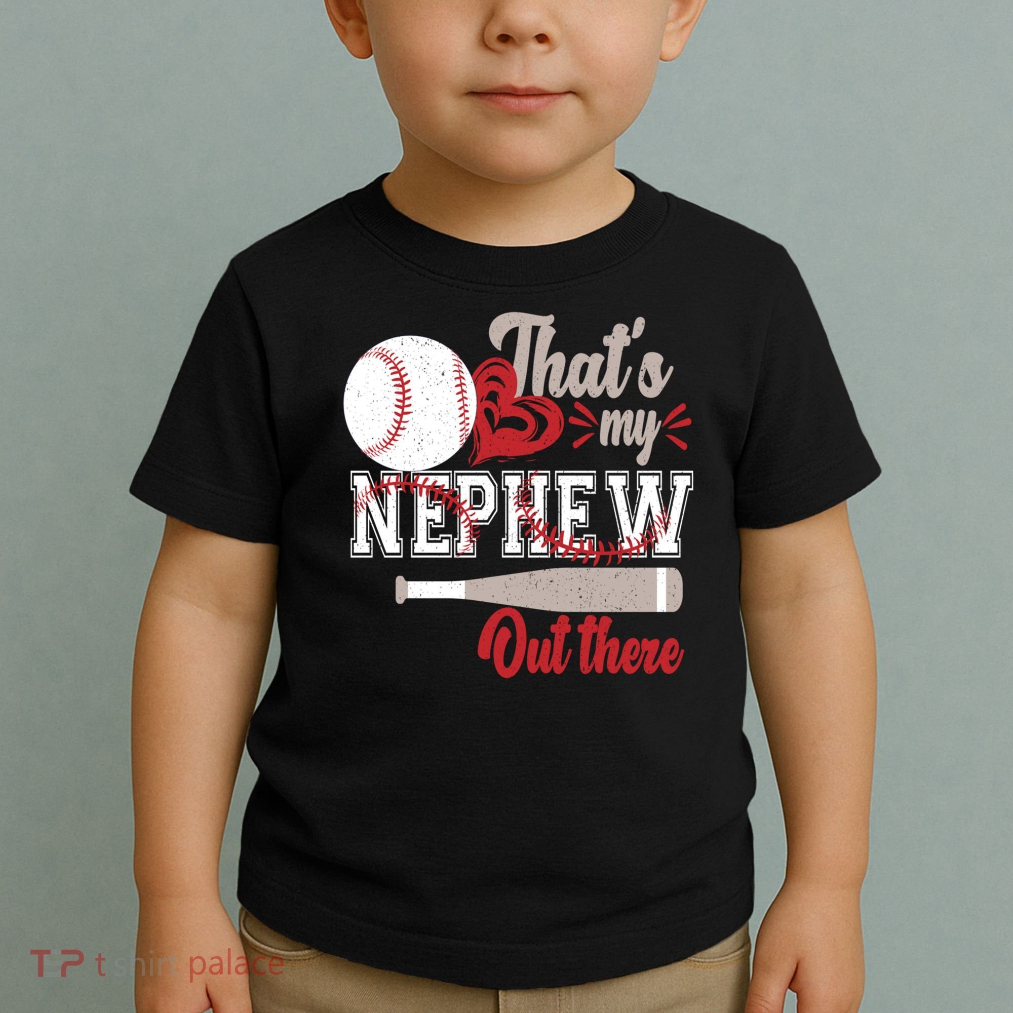 That Is My Nephew Out There Baseball Toddler T-Shirt