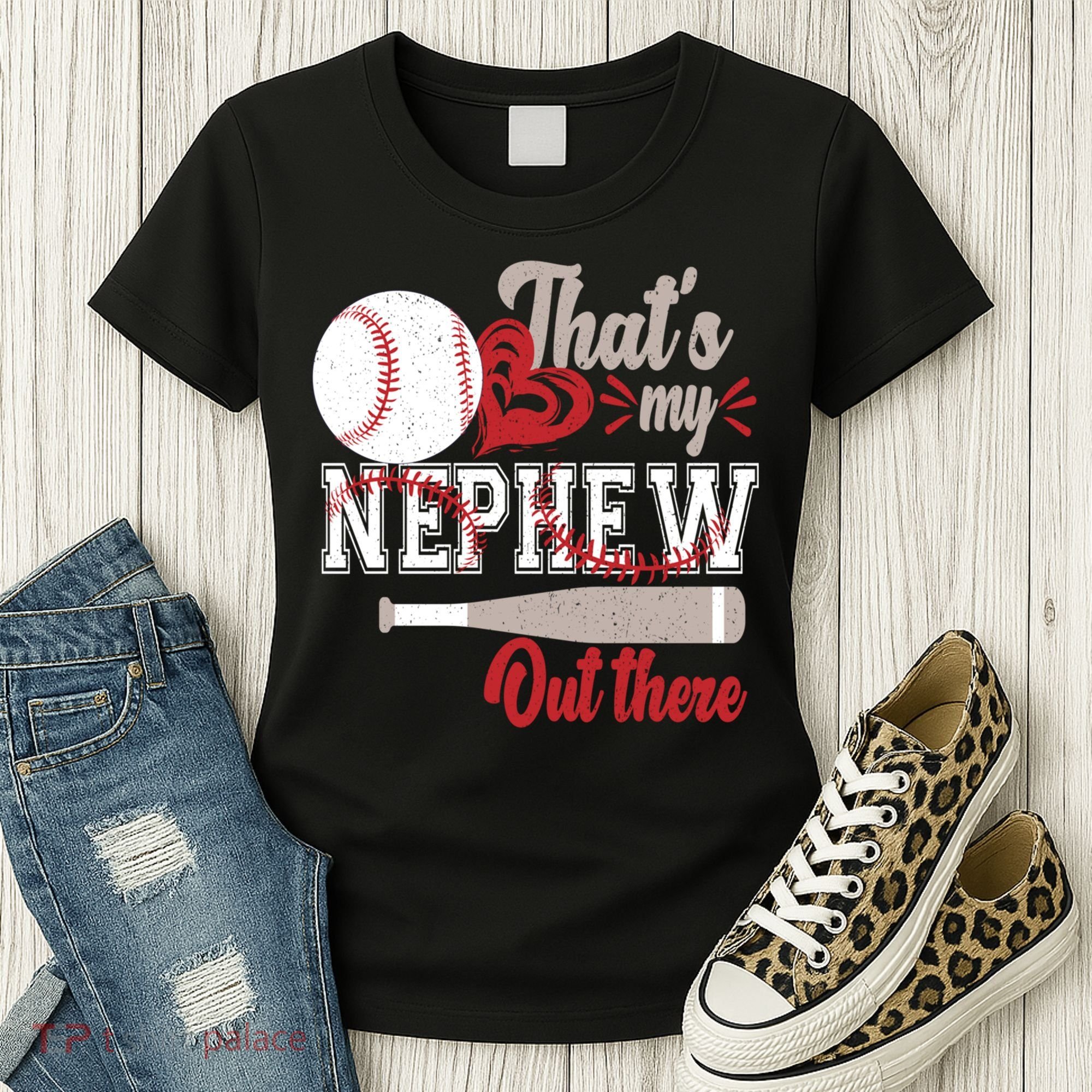 That Is My Nephew Out There Baseball Women's T-Shirt