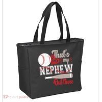 That Is My Nephew Out There Baseball Tote Bag thumb 2