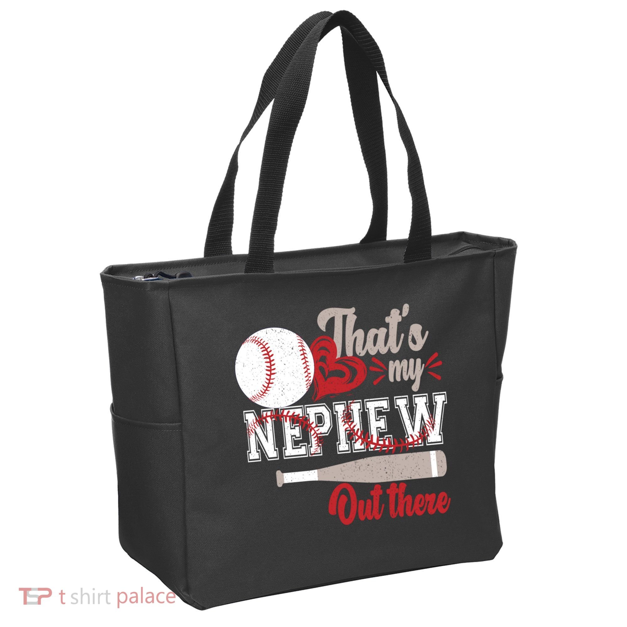 That Is My Nephew Out There Baseball Tote Bag