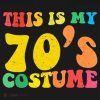 This Is My Seventies Costume 70S 1970S Vintage Style Retro Hoodie thumb 2