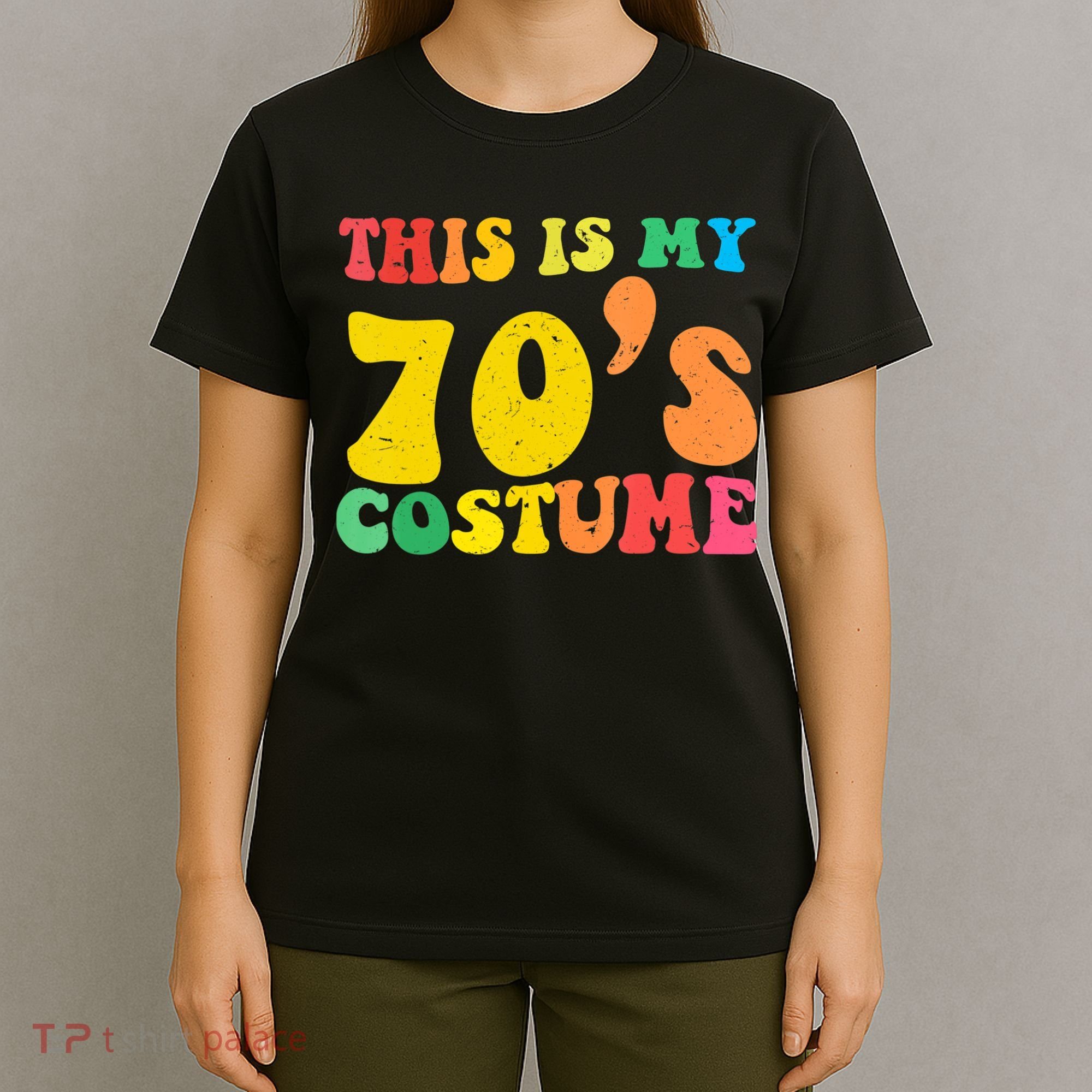 This Is My Seventies Costume 70S 1970S Vintage Style Retro T-Shirt