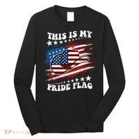This Is My Pride Flag Usa American 4th Of July Cowboy Hat Long Sleeve Shirt thumb 0