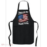 This Is My Pride Flag Usa American 4th Of July Cowboy Hat Apron thumb 0