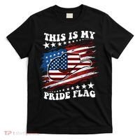 This Is My Pride Flag Usa American 4th Of July Cowboy Hat T-Shirt thumb 0