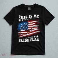 This Is My Pride Flag Usa American 4th Of July Cowboy Hat T-Shirt thumb 5