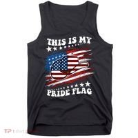 This Is My Pride Flag Usa American 4th Of July Cowboy Hat Tank Top thumb 0
