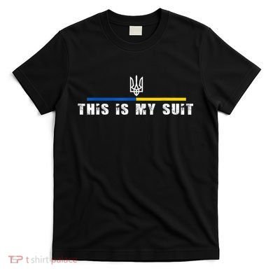 This Is My Suit Support Zelensky Ukrainian Suit T-Shirt