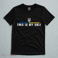 This Is My Suit Support Zelensky Ukrainian Suit T-Shirt thumb 5