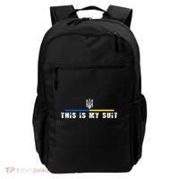 This Is My Suit Support Zelensky Ukrainian Suit Backpack thumb 0